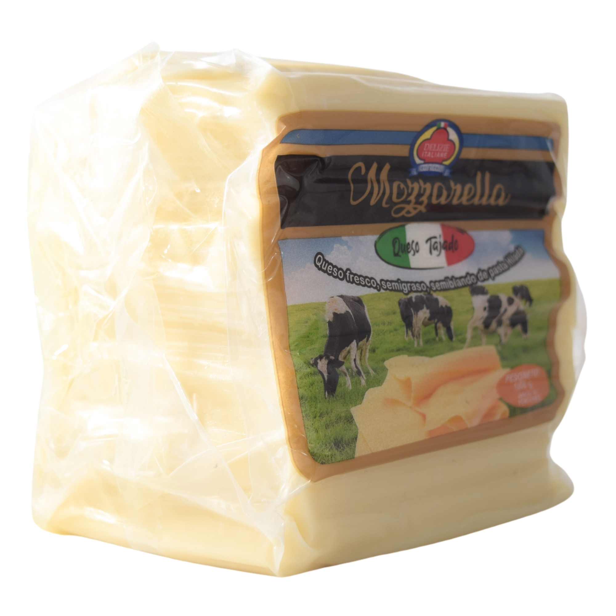 Mozzarella de vaca en cilindro