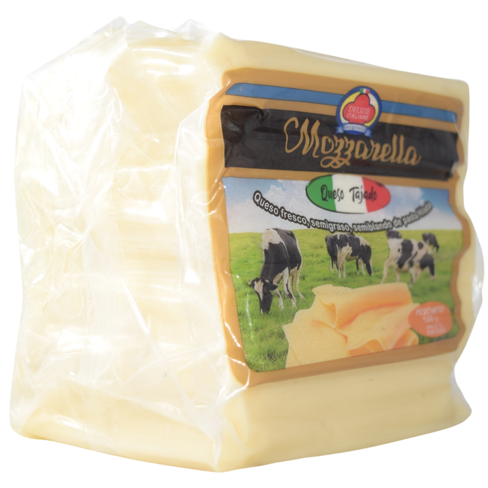 Mozzarella de vaca en bloque